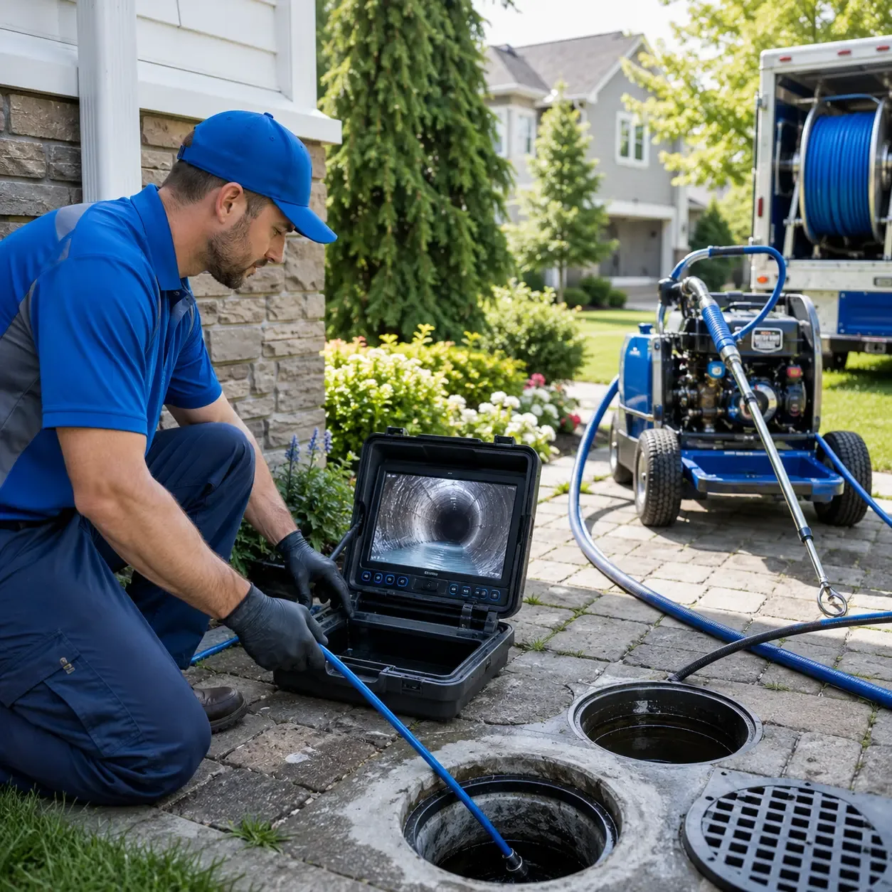 Outdoor drain cleaning professionals serving Saint Albans, ME